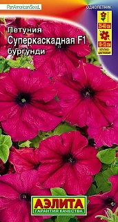 Петуния Суперкаскадная F1 бургунди, 10 шт. 