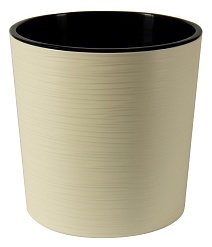 Горшок Вега с вкладкой, 5,2 л, ванильный