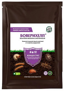 Биоинсектицид Боверихелп от почвенных вредителей и медведки, 60 г