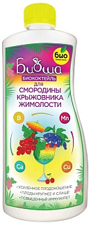 Биококтейль ТМ БИОША для смородины, крыжовника и жимолости, 1 л