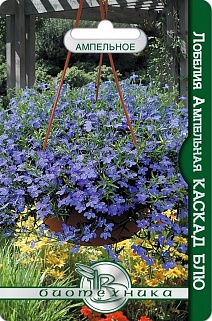 Лобелия ампельная Каскад Блю, 1000 шт. Биотехника