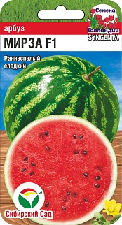 Арбуз Мирза, 4 шт. Семена Голландии. Сибирский сад.