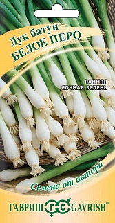 Лук батун Белое перо, 0,5 г. Авторские семена. 