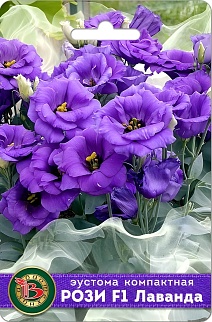 Эустома компактная махровая Рози F1 Лаванда, 5 шт.