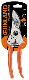 Секатор Finland кованный профессиональный с обрезиненными ручками, арт. 1717