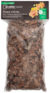 Субстрат Кора сосны BioLine Medium 10-30 мм, 1,2 л UltraEffect 