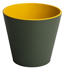 Горшок Конус с вкладышем, 1,3 л, нефрит