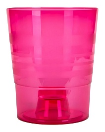 Кашпо Лилия, 1,3 л, малиновый