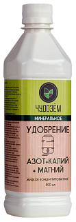 Чудозем азот+калий+магний, 0,5 л 