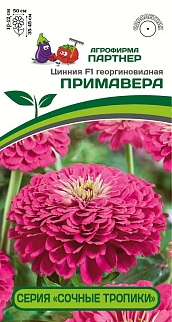 Цинния "Сочные тропики" Примавера F1, 4 шт. Агрофирма Партнер.