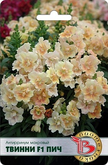 Антирринум махровый Твинни F1 Пич, 15 шт. Биотехника