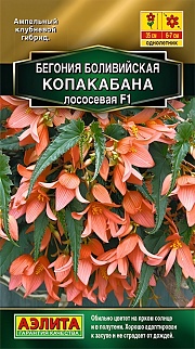 Бегония боливийская Копакабана F1, лососевая, 5 шт.