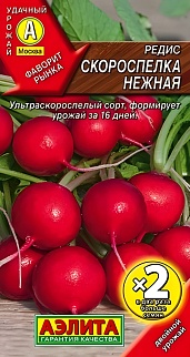 Редис Скороспелка нежная, 3 г