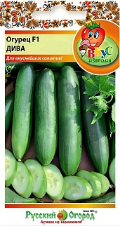 Огурец Дива F1, 10 шт. Русский огород