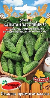 Огурец Капитан Засолкин F1, 10 шт.