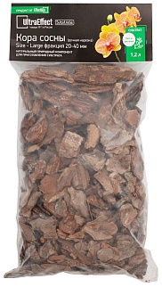 Субстрат кора сосны BioLineLarge 20-40 мм, 1,2 л UltraEffect 