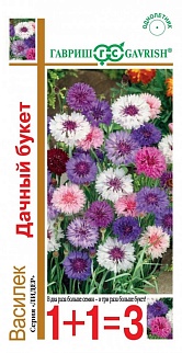 Василек Дачный букет, смесь, 1 г. 1+1