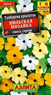 Тунбергия Июльская мозаика, смесь окрасок, 0,3 г