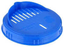 Крышка полиэтилен для слива винтовая "Крышка ТО-82", d-82   