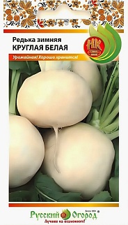 Редька Зимняя круглая белая, 2 г. . Русский огород