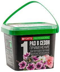 Bona Forte Удобрение для петуний и бегоний с биодоступным кремнием, гранул., 1 л 