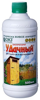 Биопрепарат Удачный для туалетов, 500 мл