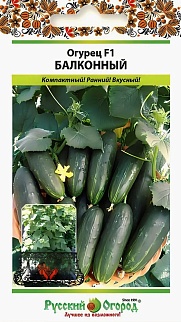 Огурец Балконный F1, 10 шт. . Русский огород
