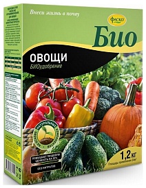 Био-удобрение Овощи, 1,2 кг Фаско