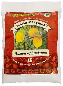 Земля-матушка чернозем, лимон-мандарин, 3 л