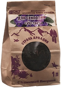 Субстрат Страна Аркадия для Сенполий с микоризой, 1 л