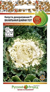Капуста декоративная Ванильная шанни пот F1, 4 шт. Русский огород