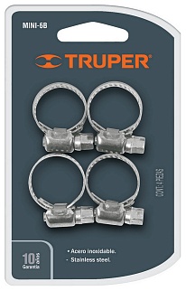 Набор хомутов Truper MINI-6B 10031, 4 шт.