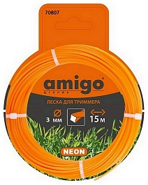 Леска для триммеров Витой квадрат (3 мм; 15 м), арт. 70807