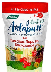 Акварин Для томатов, перцев, баклажанов, марка 16, 0,5 кг