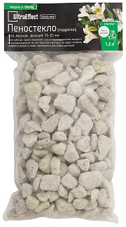 Пеностекло Гидротон Medium фракция 10-20 мм, 1,2 л UltraEffect
