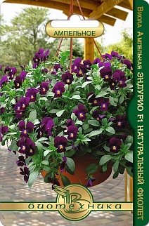 Виола ампельная Эндурио F1 Натуральный фиолет, 12 шт. Биотехника