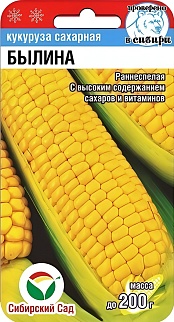 Кукуруза Былина, 6 шт. Сибирский сад.