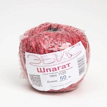 Шпагат джутовый 1120 Текс 50м ассорти