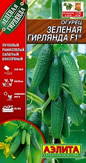Огурец Зеленая гирлянда F1, 10 шт.