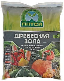 Зола древесная, 1 кг. Антей 