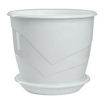 Кашпо Венеция, 0,75 л, белый