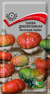 Тыква Декоративная восточный Тюрбан, 5 шт.