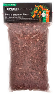 Вулканическая лава EcoLine фракция 3-5 мм, 1,2 л UltraEffect