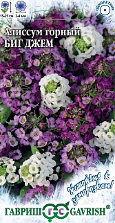 Алиссум горный Биг джем, смесь, 0,1 г