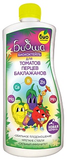 Биококтейль ТМ БИОША для томатов, перцев, баклажанов, 1 л