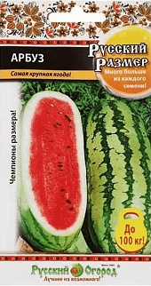 Арбуз Русский размер, 3 шт. Русский огород