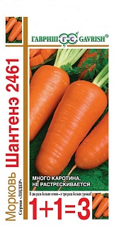 Морковь Шантенэ 2461, 4 г. 1+1
