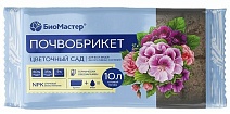 Почвобрикет Цветочный сад, 10 л