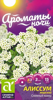 Алиссум Снежный Ковер, 0,1 г. Ароматы ночи.