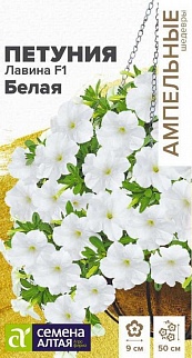 Петуния Лавина F1 Белая, 10 шт.  